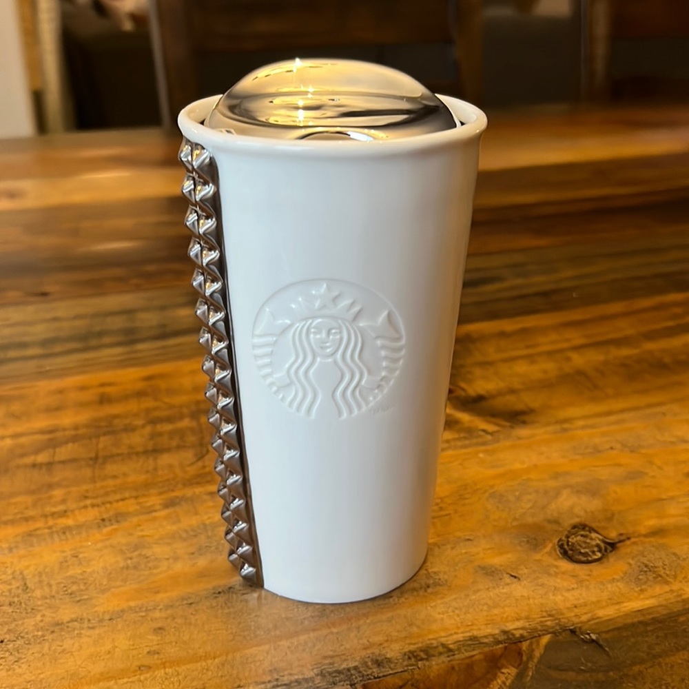 Starbucks Ceramic Studded Travel Mug